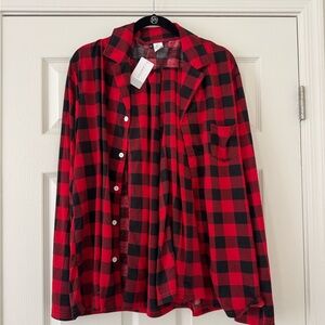 NWT Christmas Matching Flannel Pajama Set